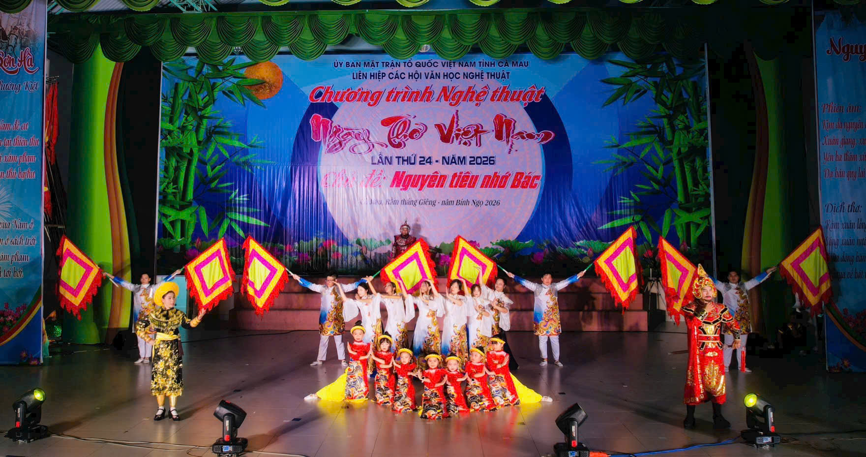 SINH VIÊN KHOA NÔNG NGHIỆP VÀ THỦY SẢN, TRƯỜNG ĐẠI HỌC BẠC LIÊU THAM GIA BIỂU DIỄN VĂN NGHỆ NGÀY THƠ VIỆT NAM LẦN THỨ 24 - 2026 VỚI CHỦ ĐỀ “NGUYÊN TIÊU NHỚ BÁC”